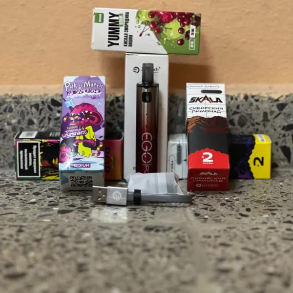 Cigarro electrónico joyetech ego pod + pomo de líquido de 30ml de 1% y 2% de nicotina
