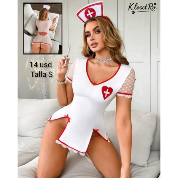 Vestido de enfermera (no incluye diadema)