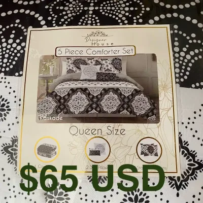 Set Edredón Queen Size 65 USD
