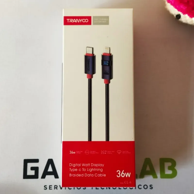  Cable TRANYOO CL-6 (USB-C a Lightning)
