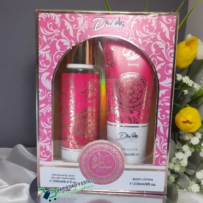 Set de colonia y crema