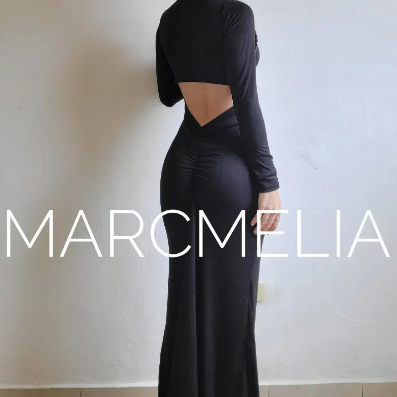 VESTIDO EVE ACAMPANADO (ENCARGO)