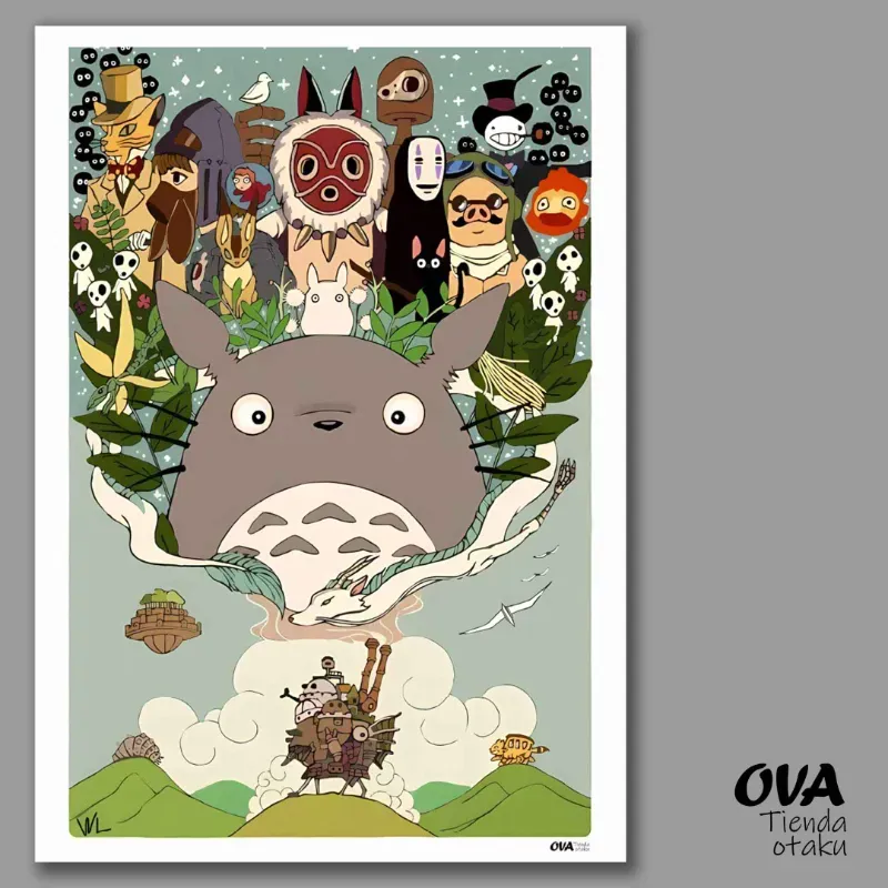⛩️ Poster Estudio Ghibli