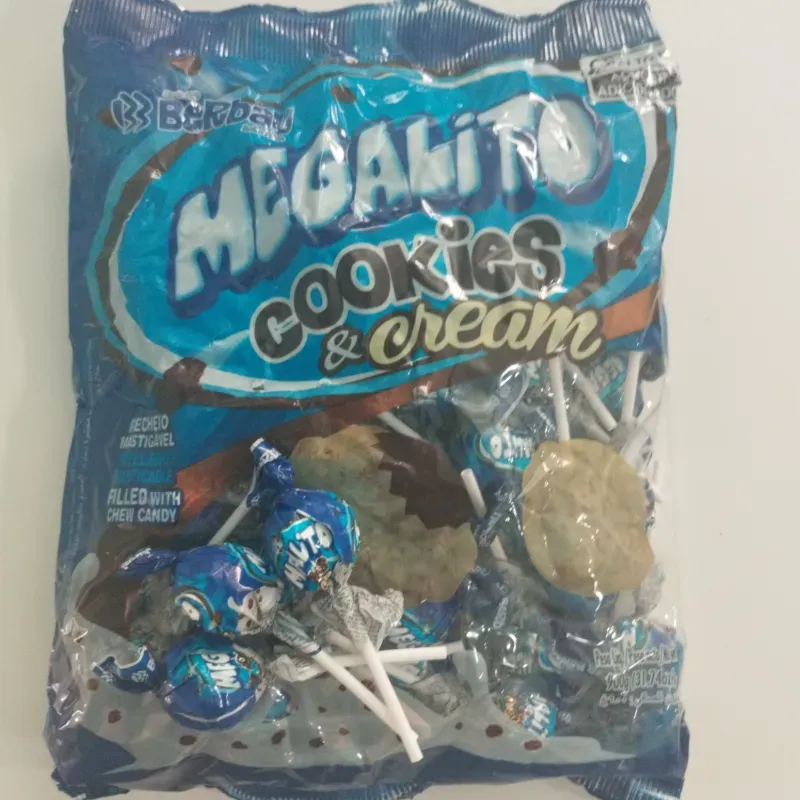 Chupa chupa con chispas de galleta c/u