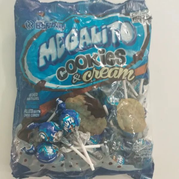Chupa chupa con chispas de galleta c/u