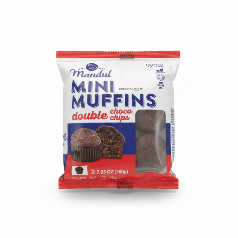 Mini Magdalenas Double Choco Chips 200g