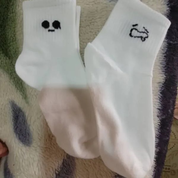 Medias con caritas