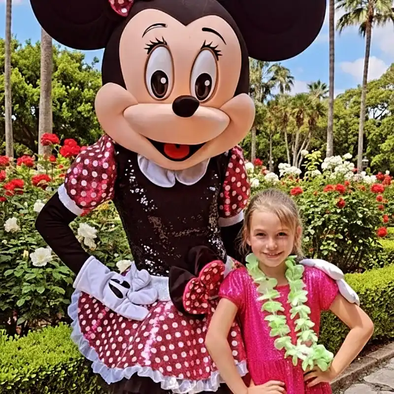 Minnie  Fucsia de lentejuelas 