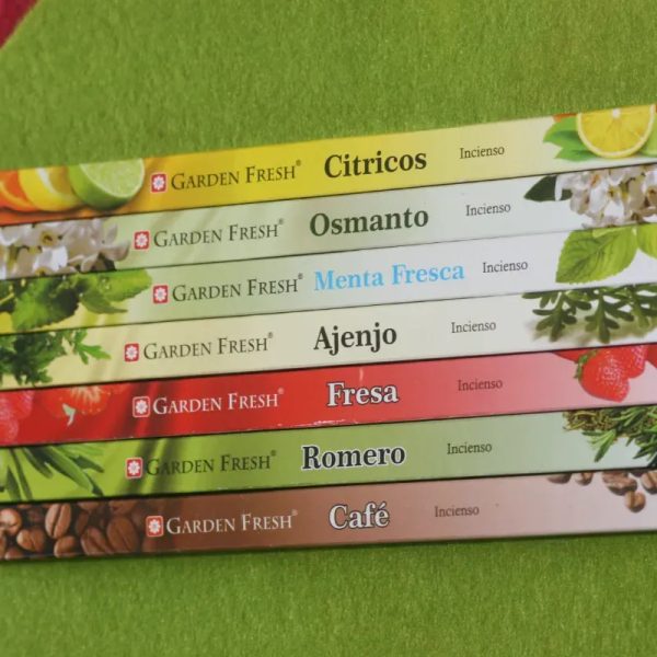 Inciensos Indios de frutas y especias