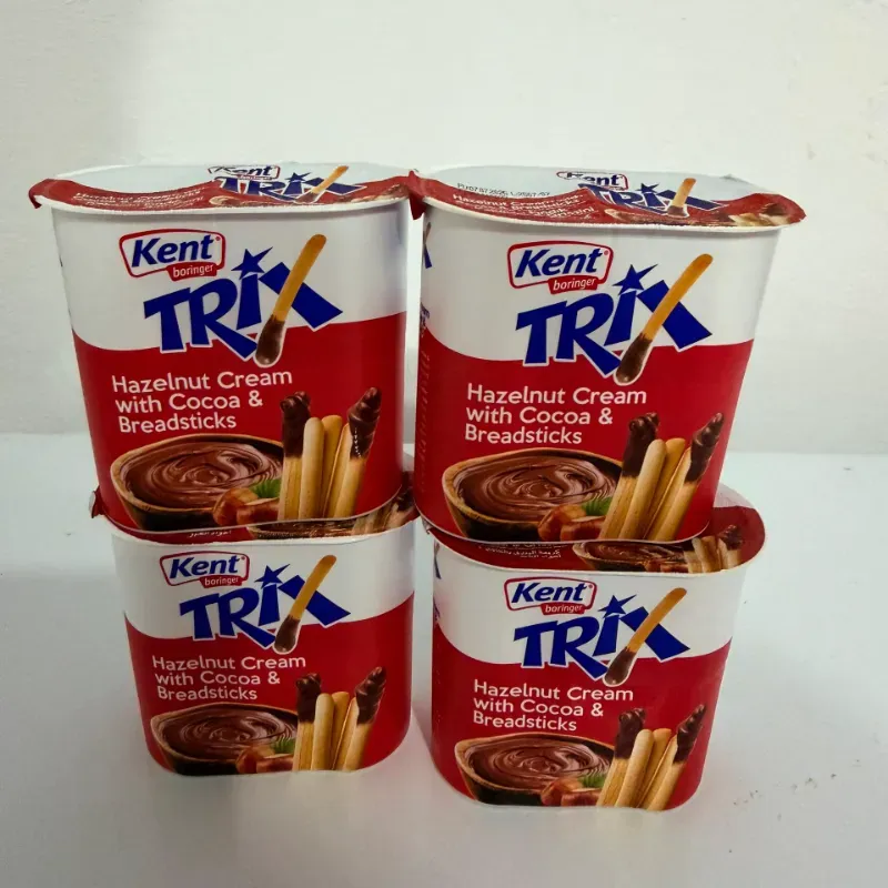 Barquillos con nutella