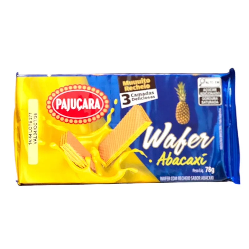 Wafer de Piña "Pajucara" 78gr
