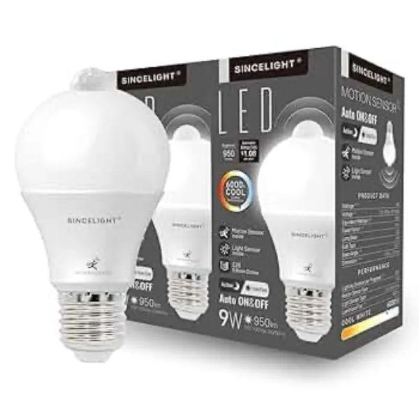 Bombillo E26 con Sensor 5000K Blanco