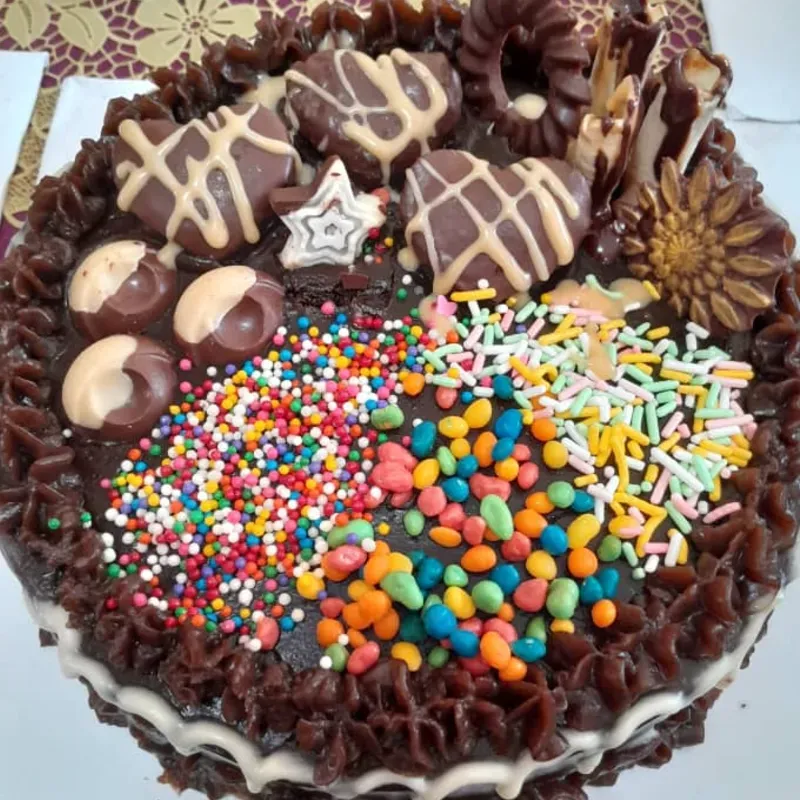 Panetelas de crema de chocolate intenso