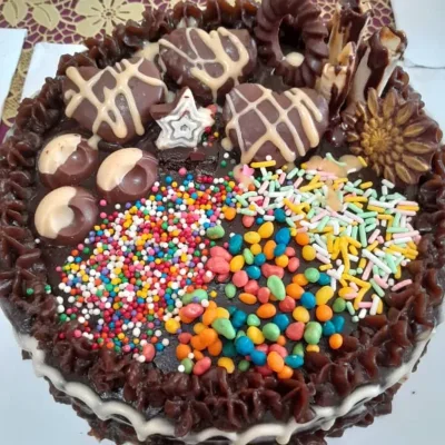 Panetelas de crema de chocolate intenso