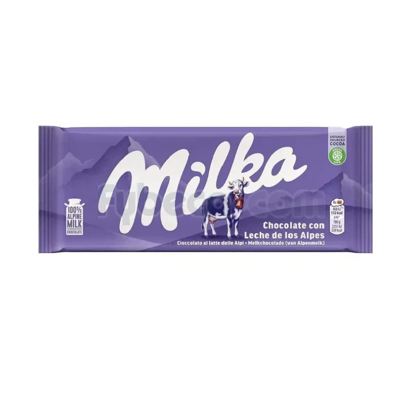 Barra de Chocolate con Leche Milka 90g
