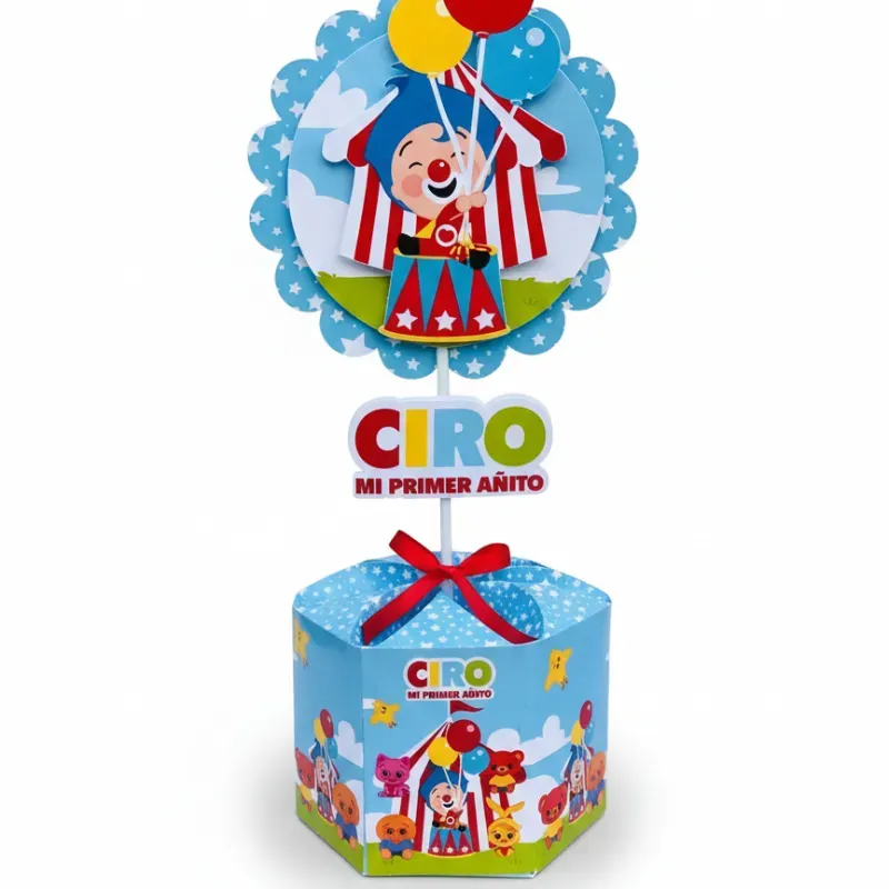 Centro de mesa Exagonal