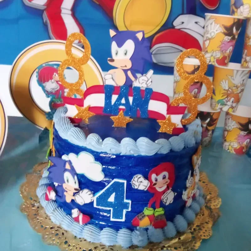Cake temática Sonic