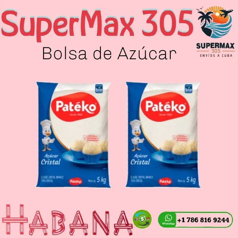 Bolsa de azúcar blanca (2u)