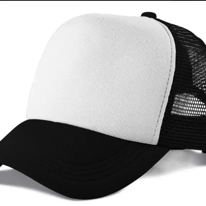 Gorra negra de malla