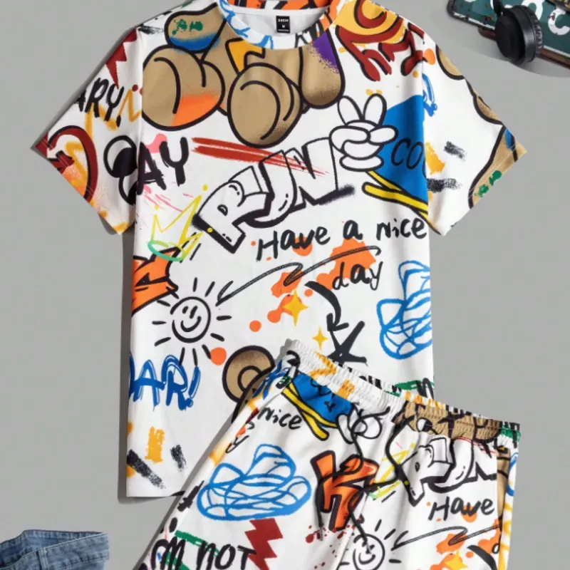 Pullover & Short Caricature