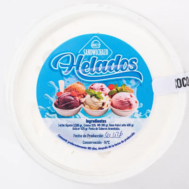 Pote de Helado 16onz Coco