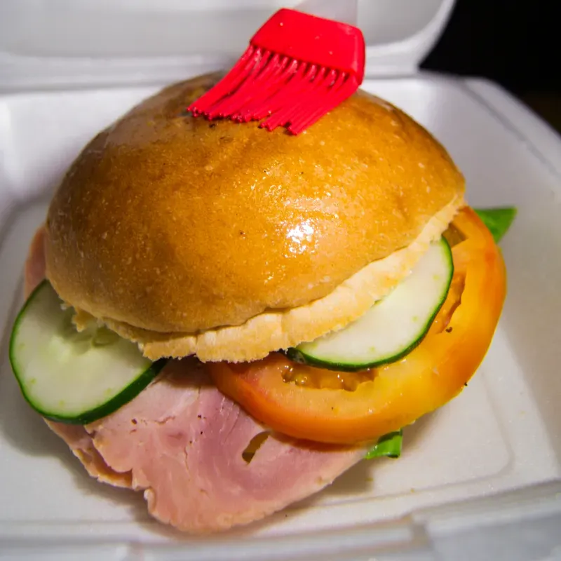 Sandwich Jamón Pierna