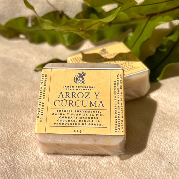 Jabón mini de Arroz y Cúrcuma 