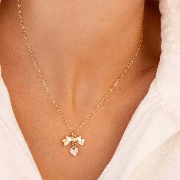 Collar Lazo Amor + Aretes