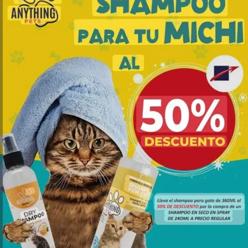 Shampo anticaspa para Gatos 360ml
