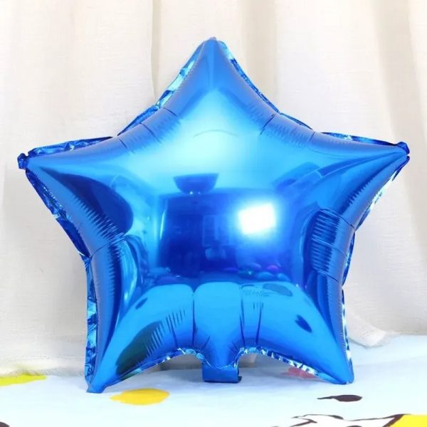 Globo estrella azul fuerte 18"