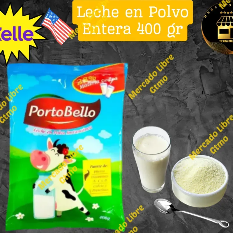 Paquete de Leche en Polvo Entera 400 gr