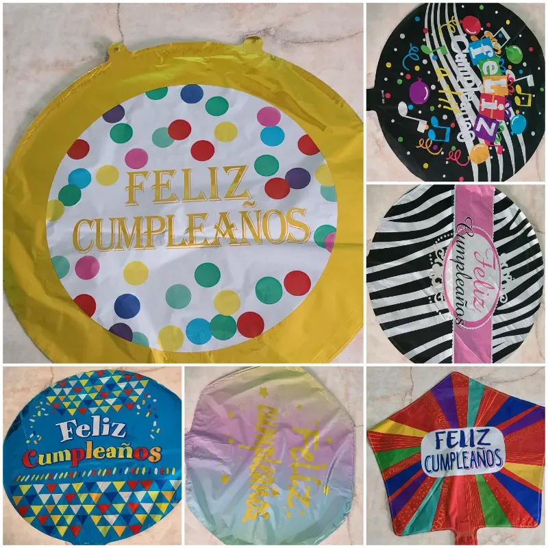 Globos feliz cumpleaños 18"