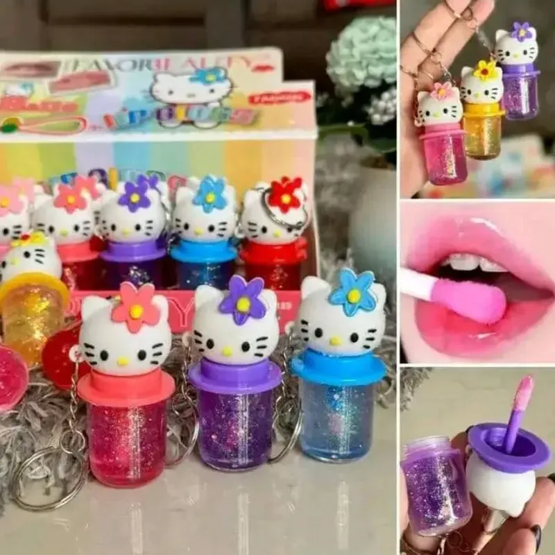 Brillos mágicos con llavero Hello Kitty