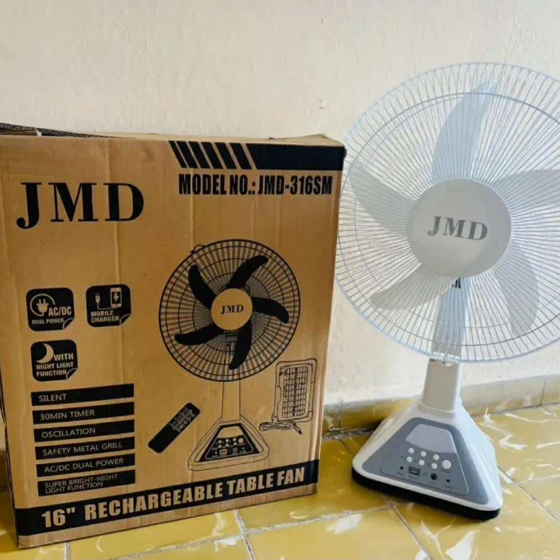 Ventilador recargable