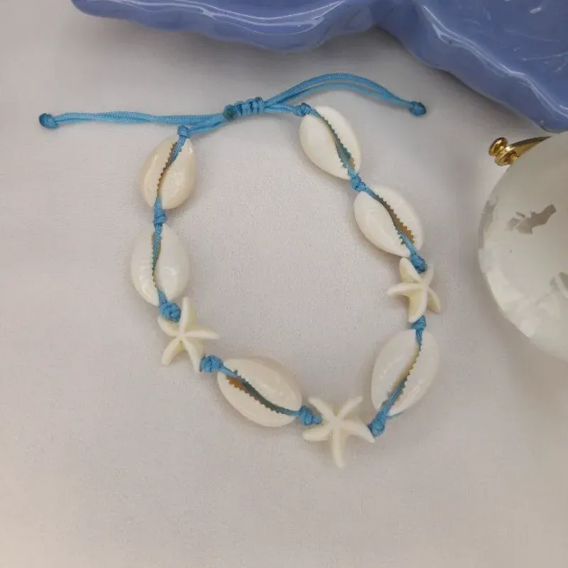 Tobillera de caracoles