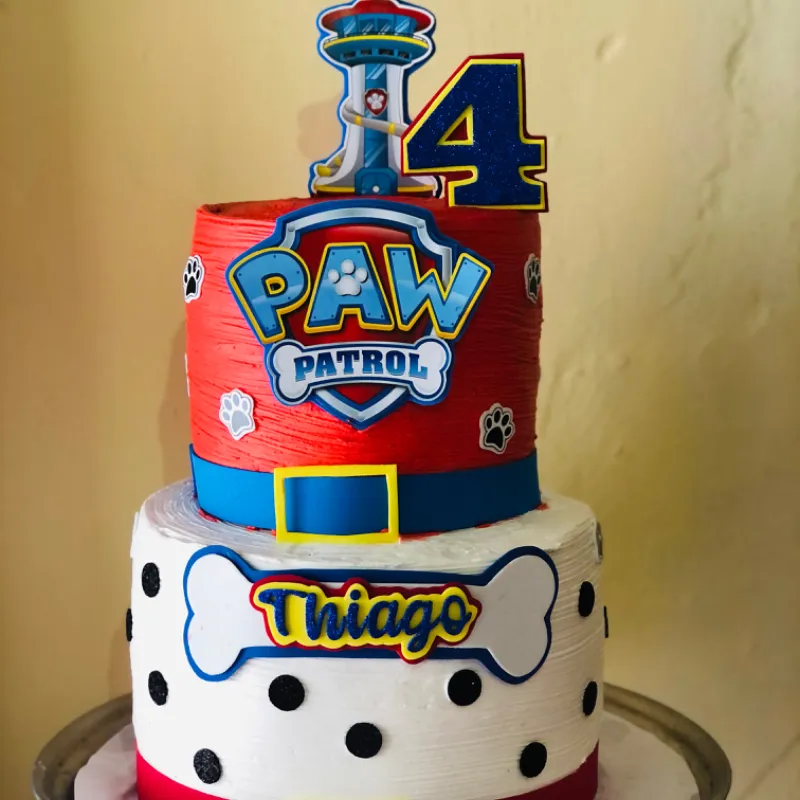 Cake de dos pisos Paw Patrol