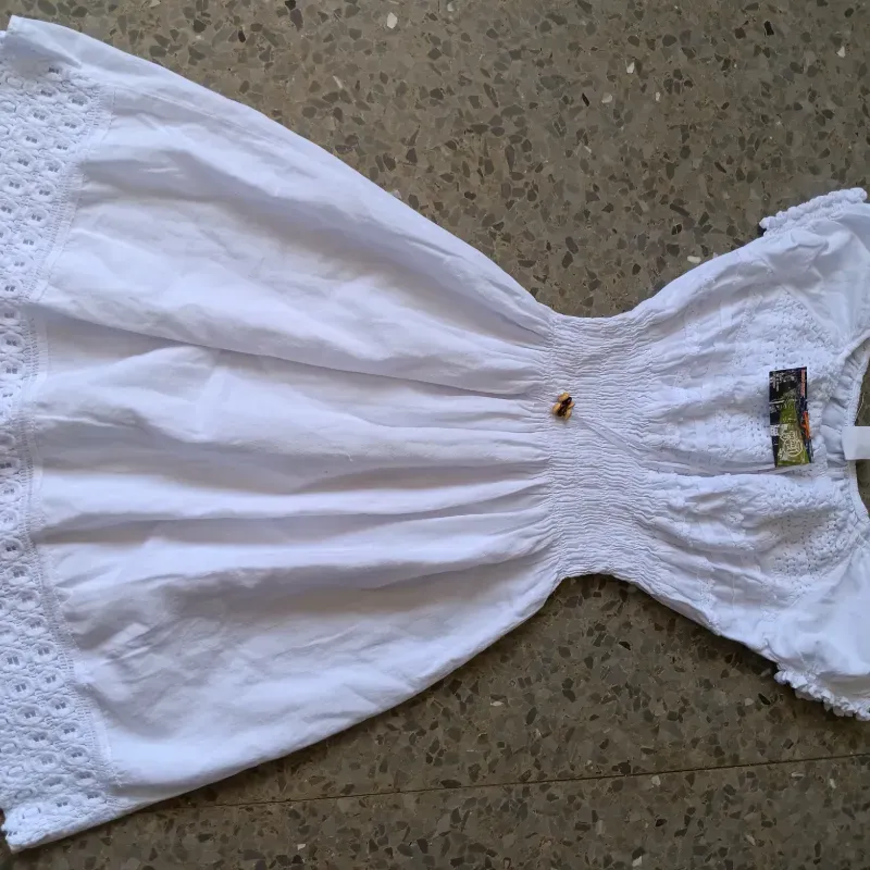 Vestido de hilo blanco