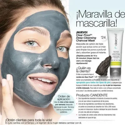 Mascarilla de carbón Clear-Proof Mary Kay