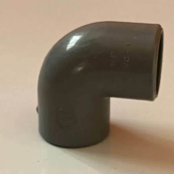 Codo Hidráulico Liso PVC 3/4 PEGABLE