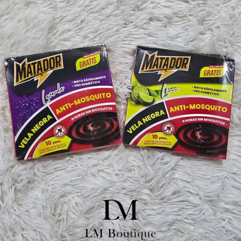 Velas negras Anti mosquitos