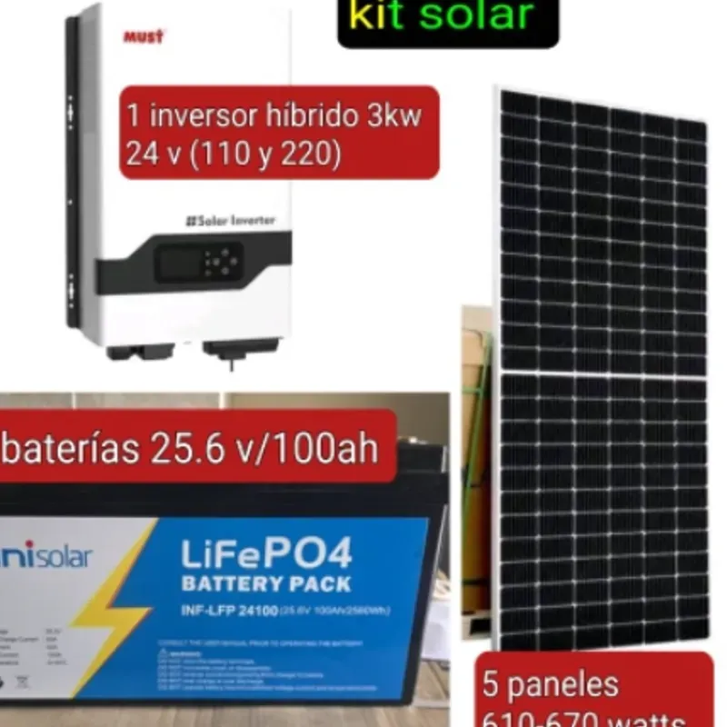 Kit solar completo