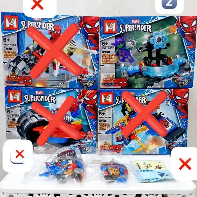 LEGO SPIDERMAN CAJA MEDIANA