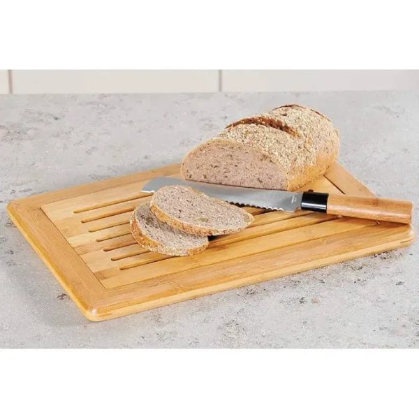 Tabla de bambú para el pan