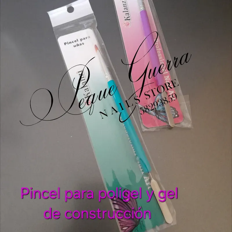 Pincel para poligel y gel de construcción