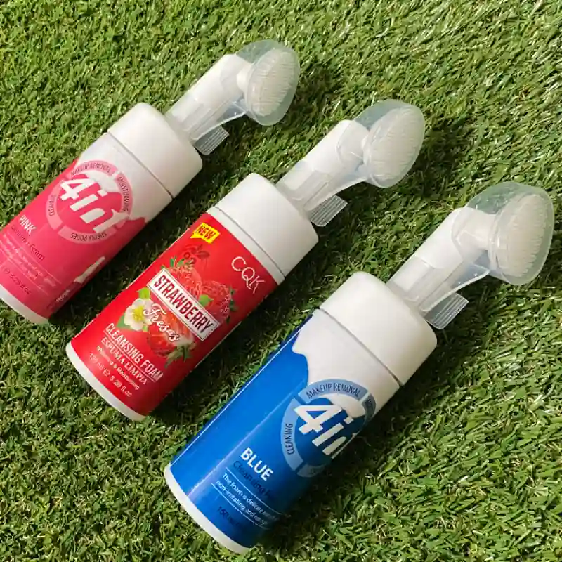 Limpiadores faciales de espuma 150ml.