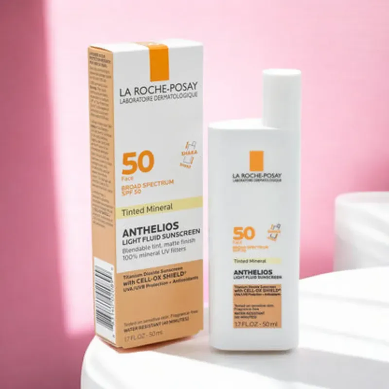 Protector Solar  La Roche-Posay Anthelios Fluid SPF 50+ Tinted Mineral 