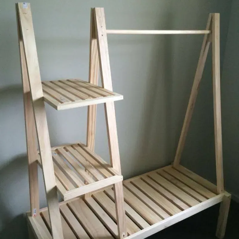 Closet de madera estilo rústico