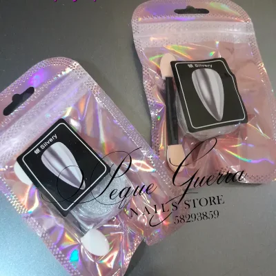 Efecto espejo plateado