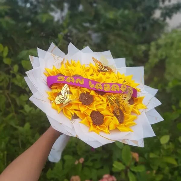 Ramo de 16 girasoles