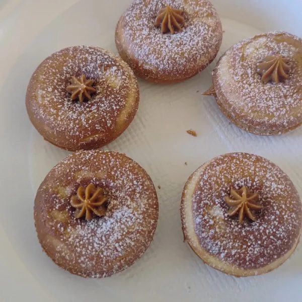 Mimi donitas rellenas de dulce de leche